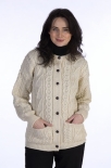 Crew Cardigan – Natural