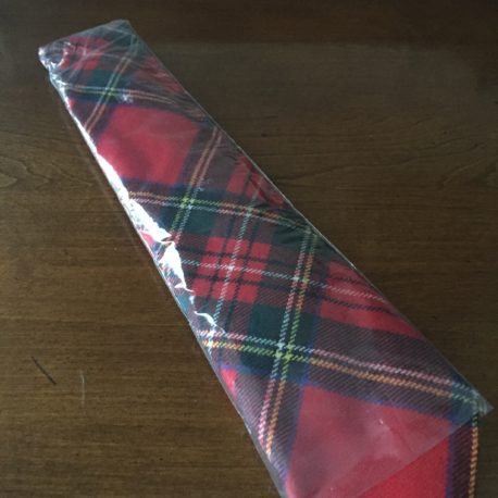 Red Plaid tie