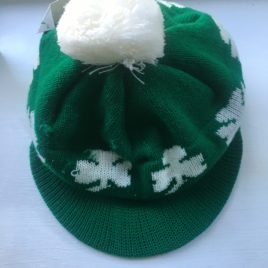 Shamrock Knit Tam Cap – Green