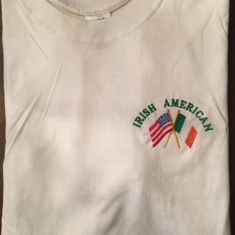 T-Shirt White Irish American