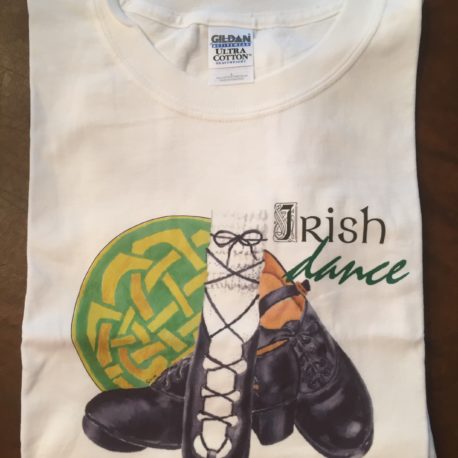 T-Shirt White Irish Dancer