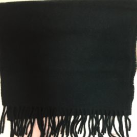 Wool Cashmere Charcoal Scarf (12 x 60) #204