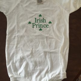 Baby Onesie “Irish Prince” (24 Months Only)