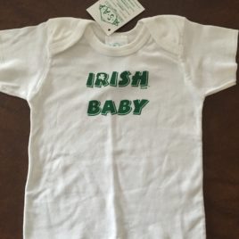 Baby T-Shirt “Irish Baby” (12 Months Only)