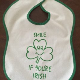 Bib “Smile if you’re Irish”