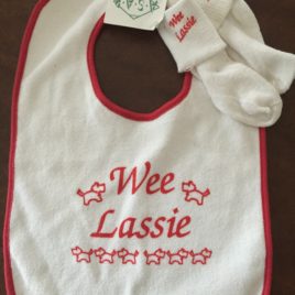 Bib and Socks Set “Wee Lassie”