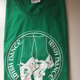 T-Shirt Adult Green Irish Dance (Medium Only)