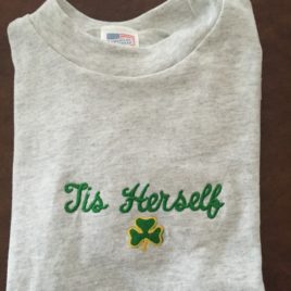 T-Shirt Gray Children’s Tis Herself (Large Only)