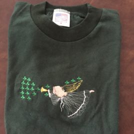 T-Shirt Green Children’s Angel (Medium Only)