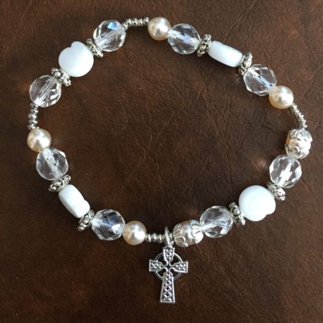 white-beaded-bracelet-with-celtic-cross