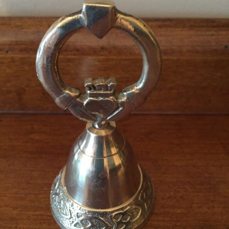 brass-claddagh-bell