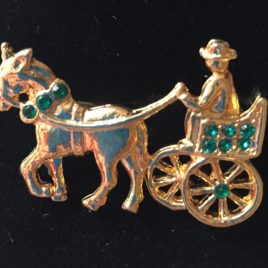 Donkey and Cart Pin