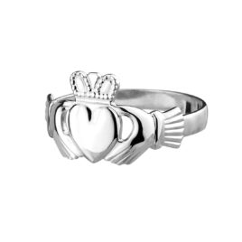 S2216 – Sterling Silver Ladies Claddagh Ring