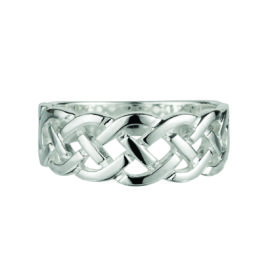 S2405 – Sterling Silver Celtic Woven Head Ring