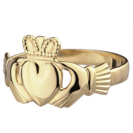 S2529 – 10K Gold Gents Claddagh Ring