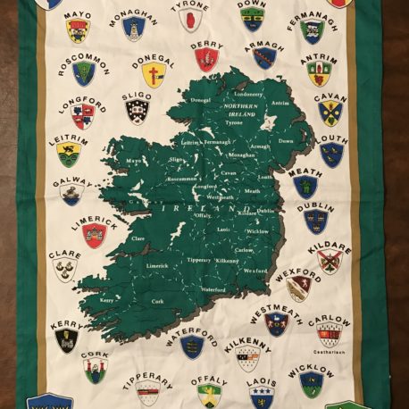 Irish County Crest Tea Towel