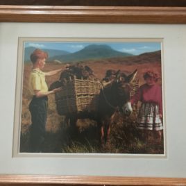 “Bringing Home the Turf” Print Matted and Framed 13″x16″