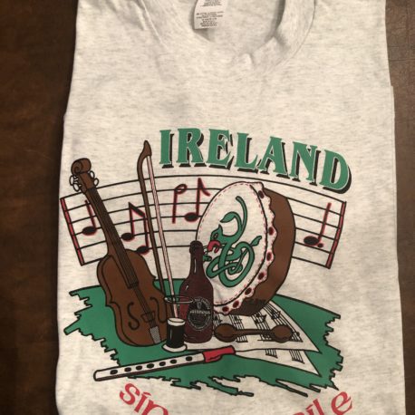 Ireland Gray Musical Instruments T-Shirt