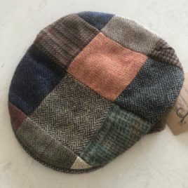 Patchwork Cap Size Medium Pure New Wool (Hanna Hats)