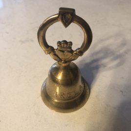 Brass Claddagh “Ireland” Bell 4.5″