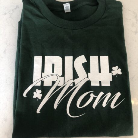 Dark Green Irish Mom T-Shirt